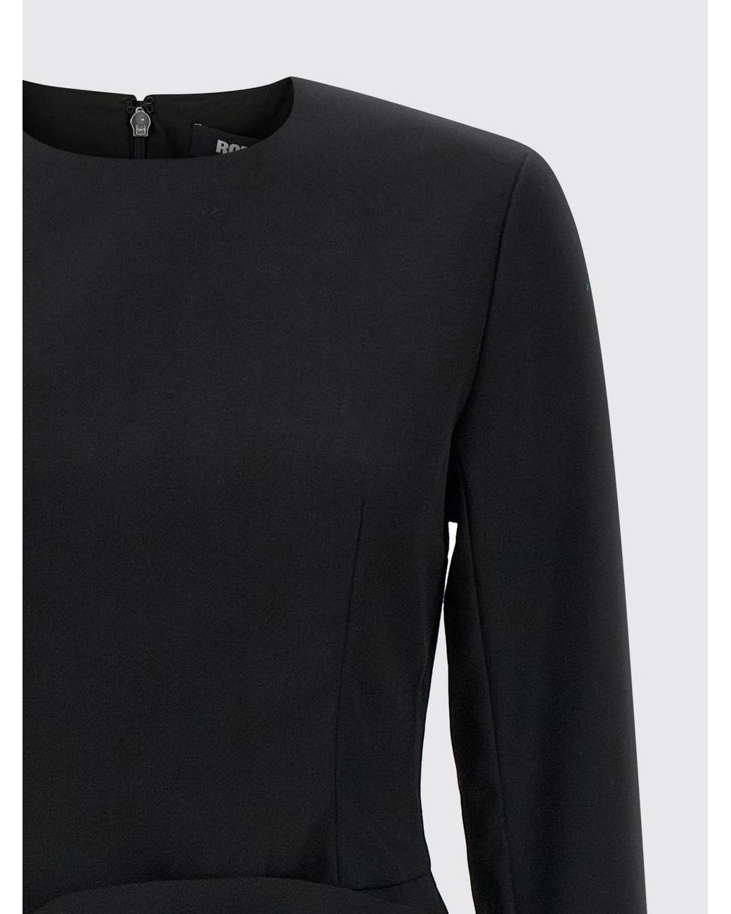 ROTATE BIRGER CHRISTENSEN Black Maxi Bow Dress