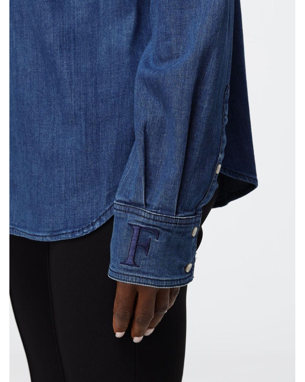 Elisabetta Franchi Blue Shirt