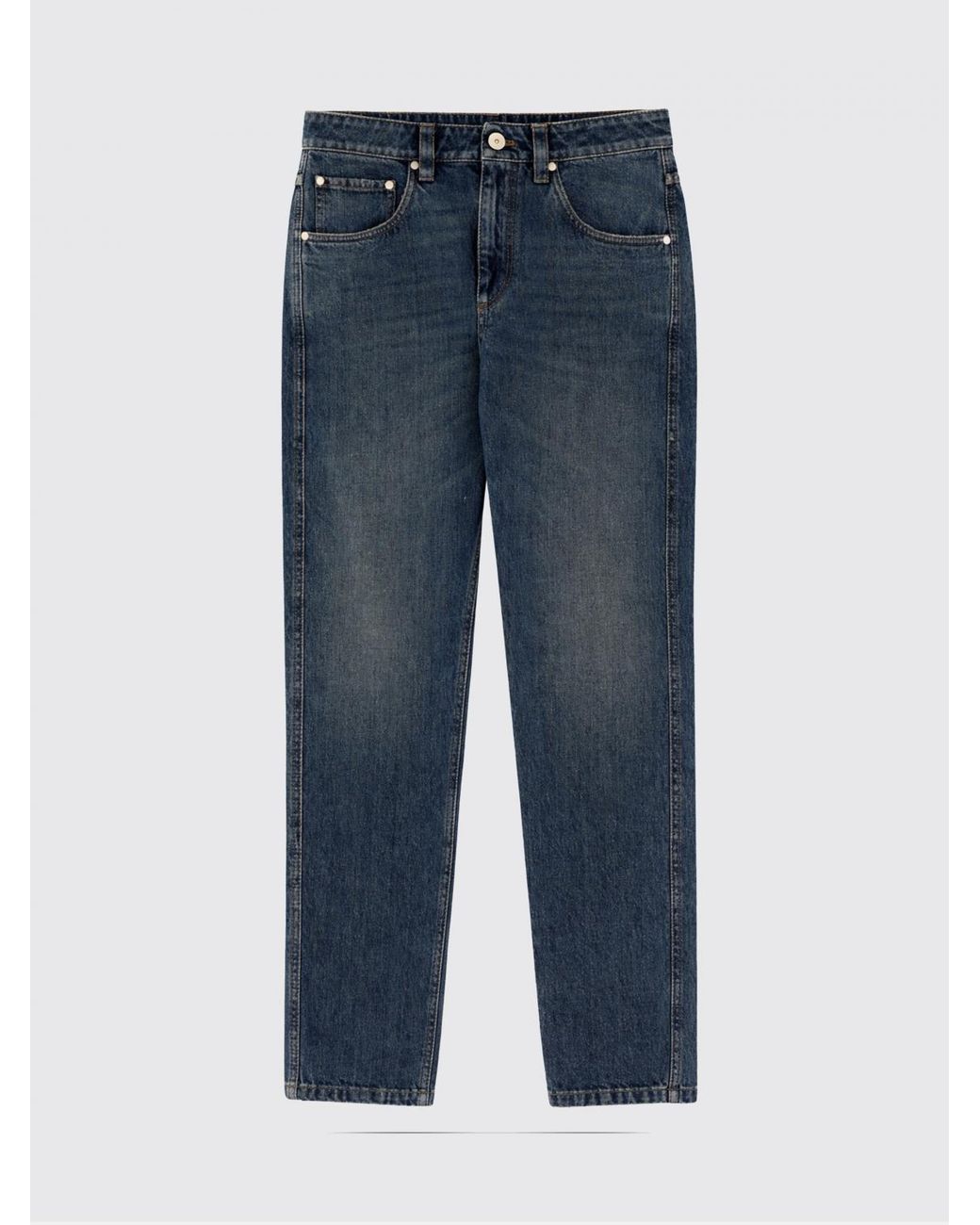 Brunello Cucinelli Blue Regular Fit Jeans