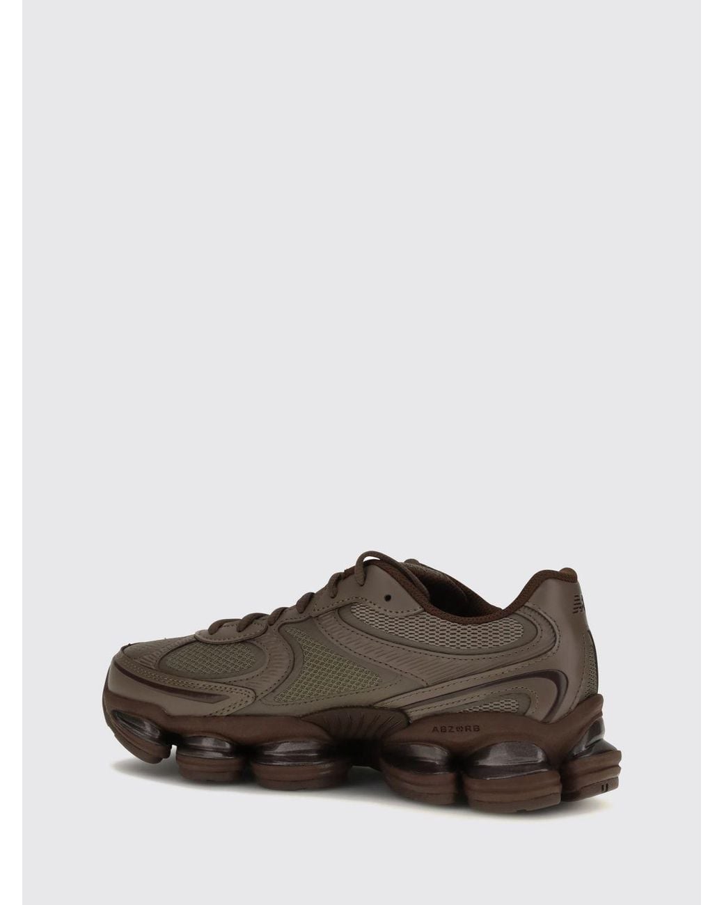 New Balance Brown Abzorb 2000 Mesh Trainers With Cushioned Sole for men