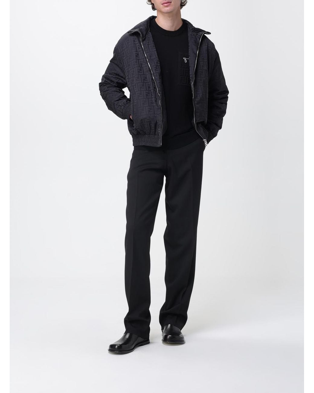 Fendi Blue Jumper for men