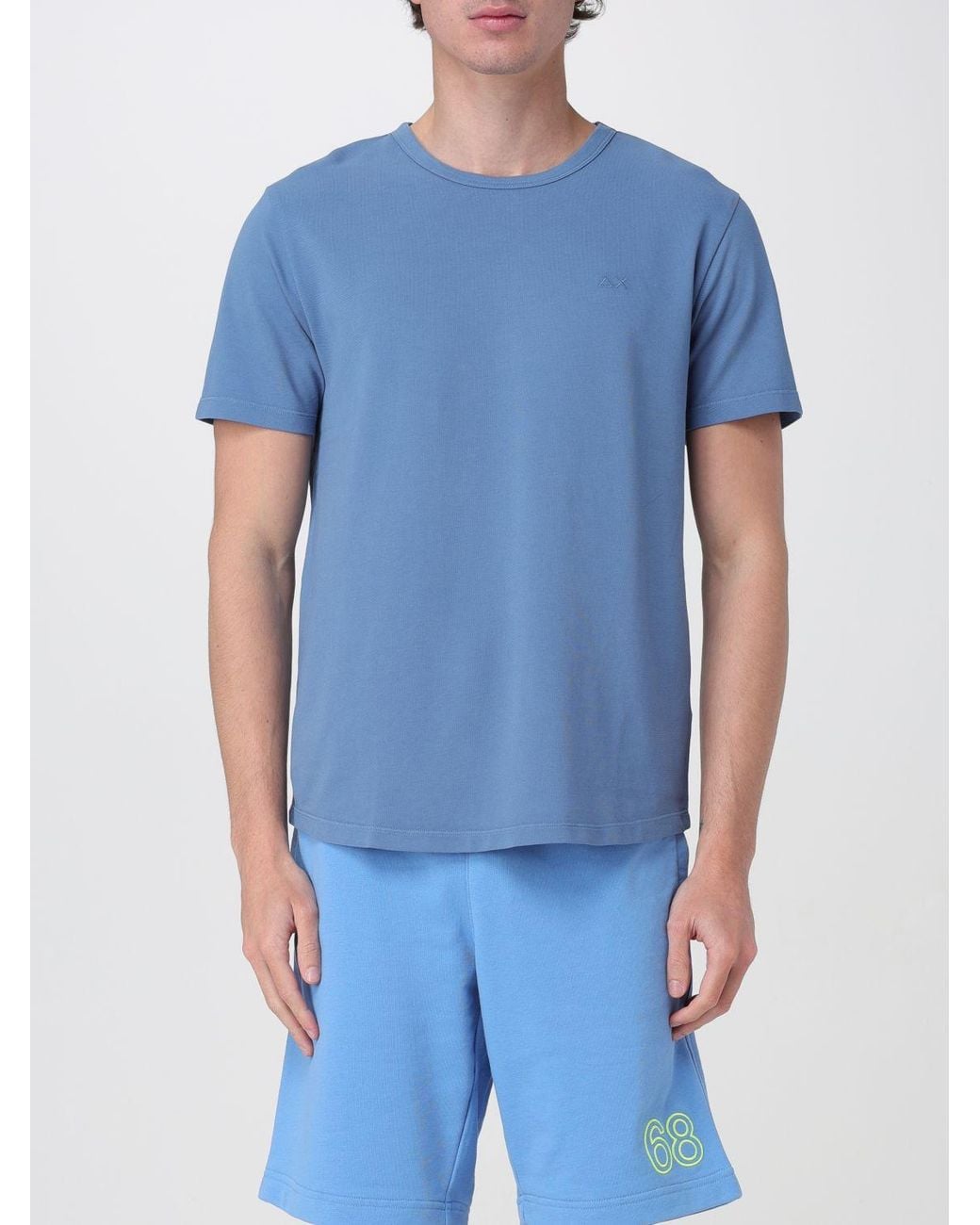 Sun 68 Blue T-Shirt for men