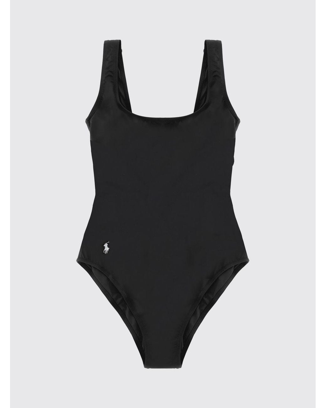 Polo Ralph Lauren Blue Stretch Recycled Nylon Swimsuit