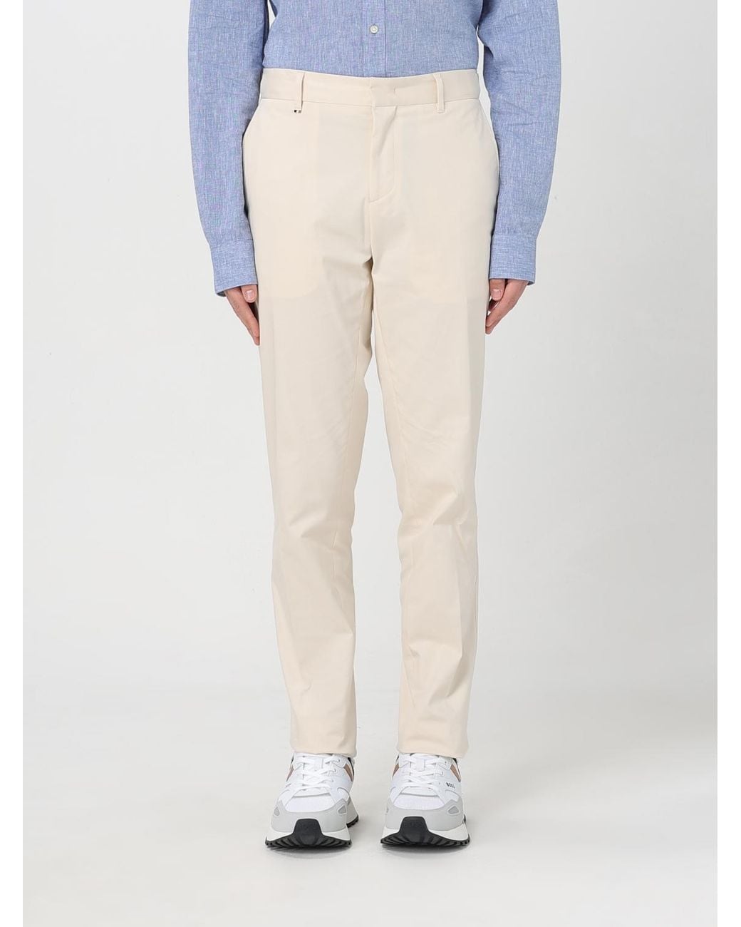 Boss White Trousers for men