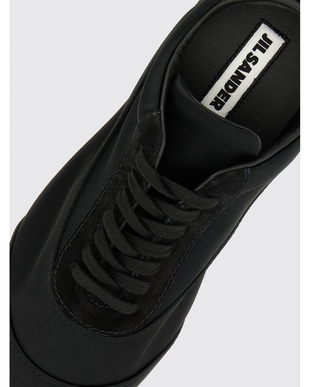 Jil Sander Black 'Etage' Sneakers