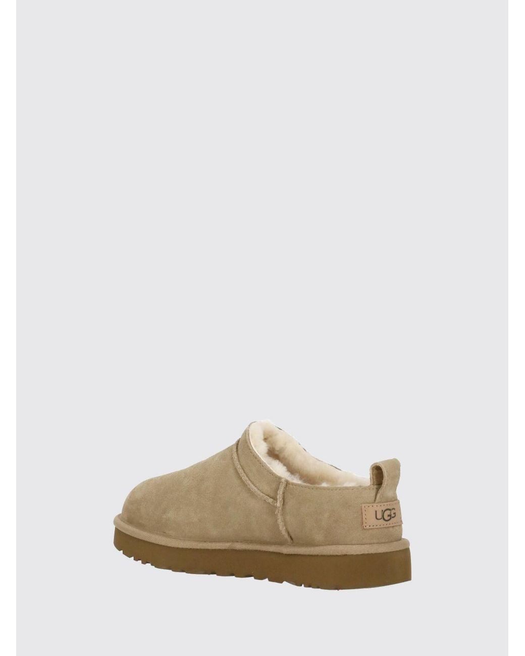 Ugg White Classic Micro Water-Repellent Suede Platform Ankle Boots