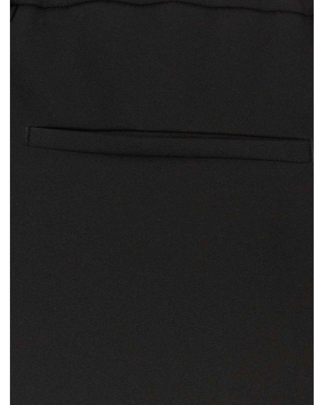 Jil Sander Black Slim-Fit Tailored Trousers for men
