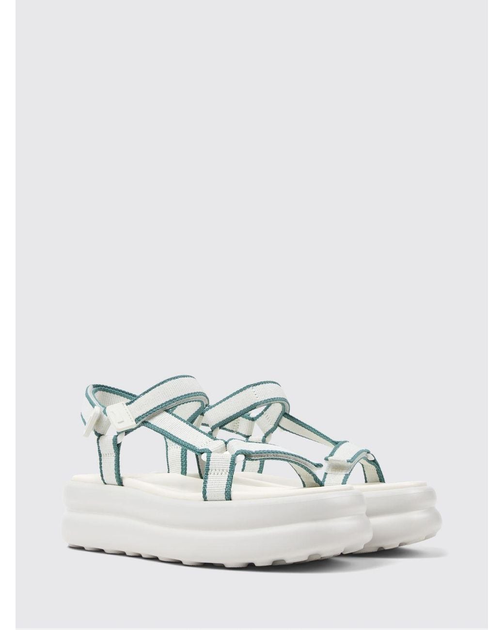 Camper White Pelotas Flota Up Recycled Polyester Sandals