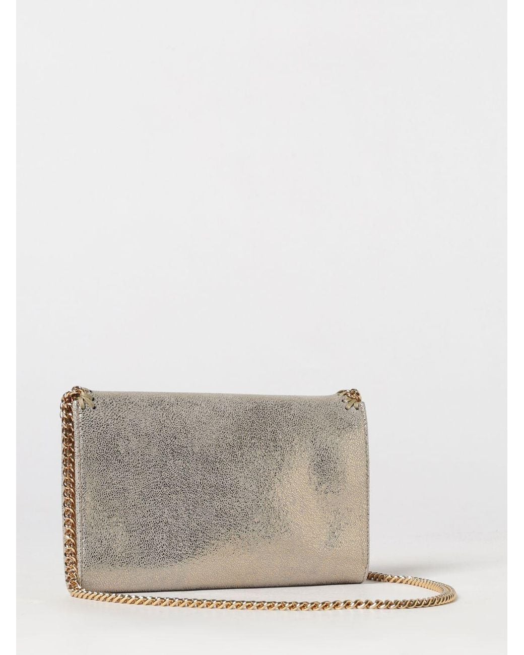 Stella McCartney Natural Falabella Mini Wallet On Chain Bag
