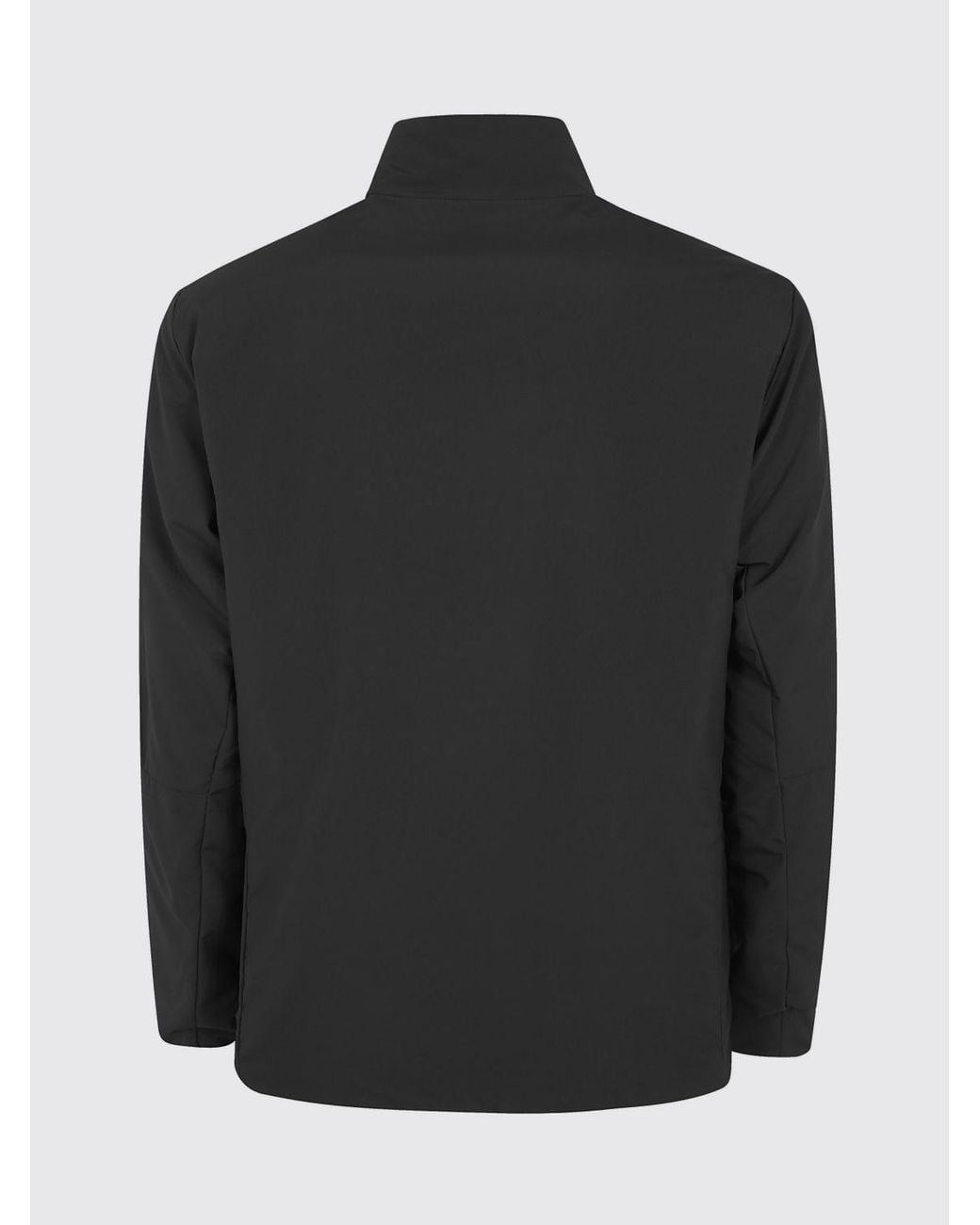 houdini Black Padded High Collar Blazer for men