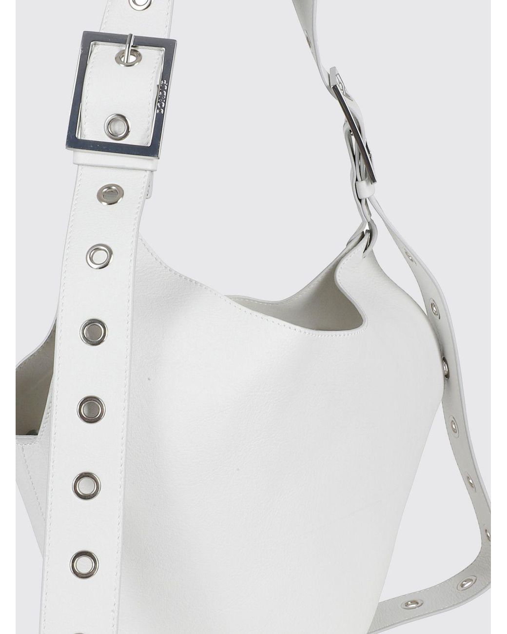 Dondup White Schultertasche Damen