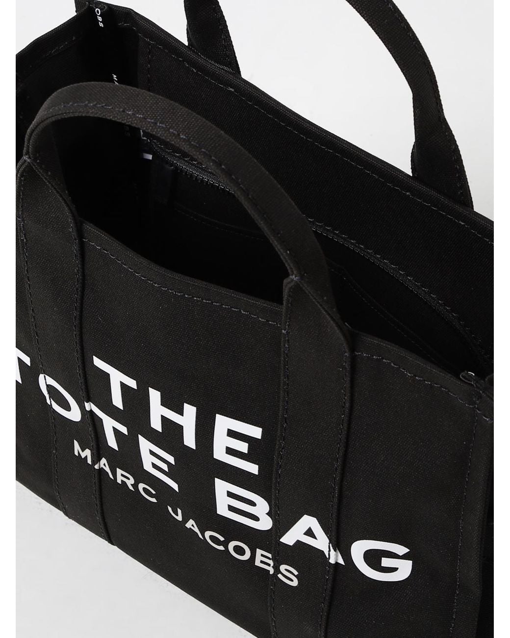 Marc Jacobs Black The Medium Tote Bag In Canvas