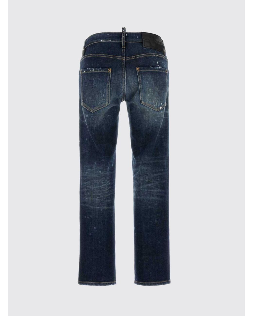 DSquared² Blue Jenna Mid-Rise Skinny-Fit Jeans