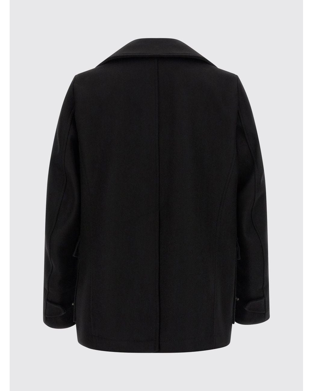 DSquared² Blue Double-Breasted Short Coat for men