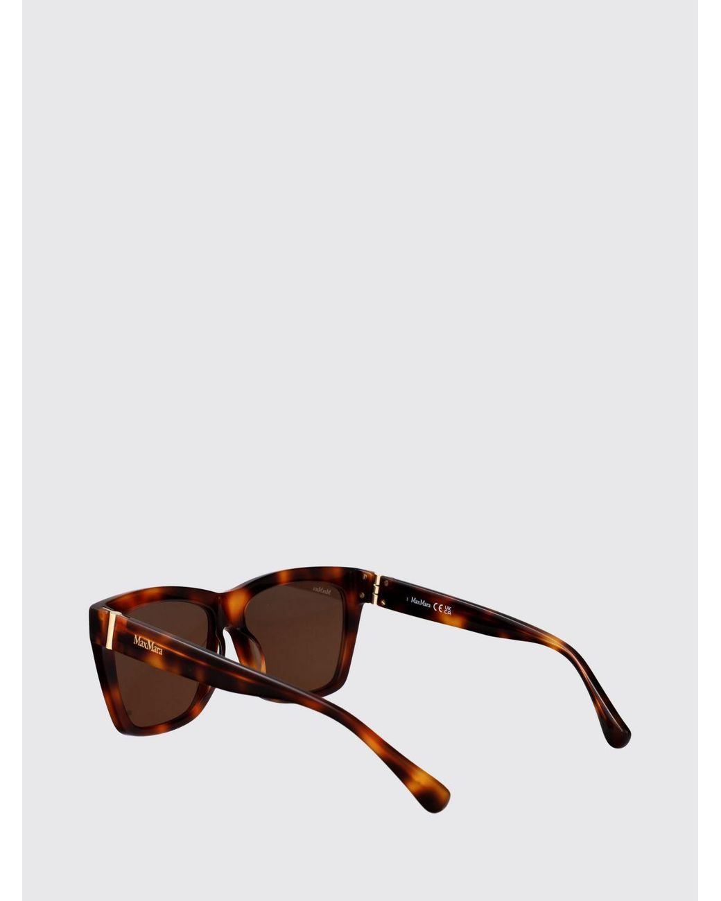 Max Mara Brown Acetate Sunglasses