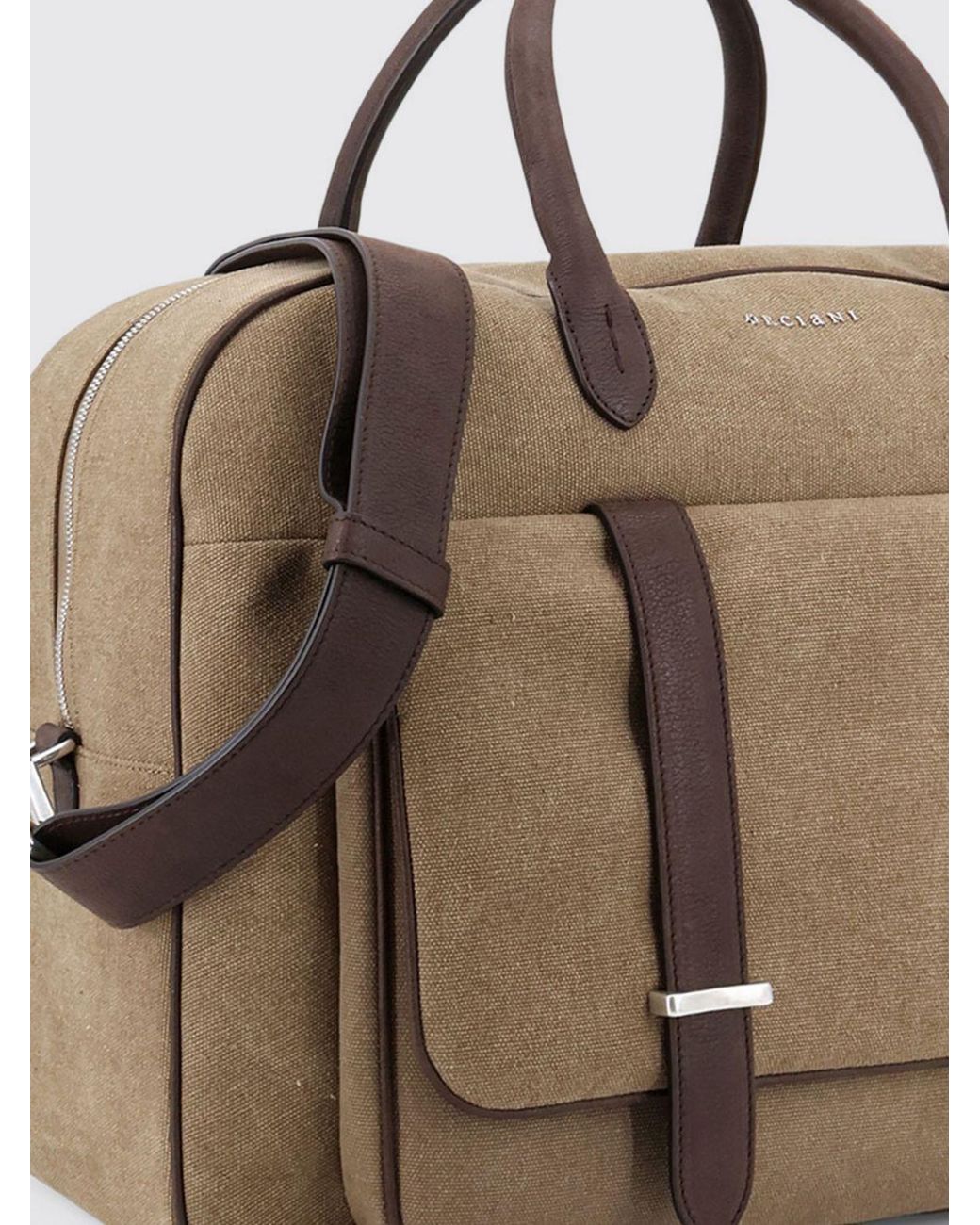 Orciani Safari Wildleder-Koffer in Brown für Herren
