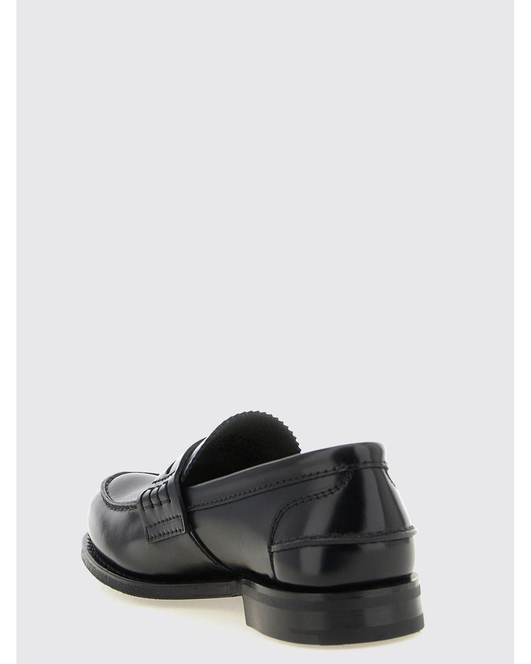 Church's White Pembrey Brushed Leather Penny Loafers With Saddle Strap for men