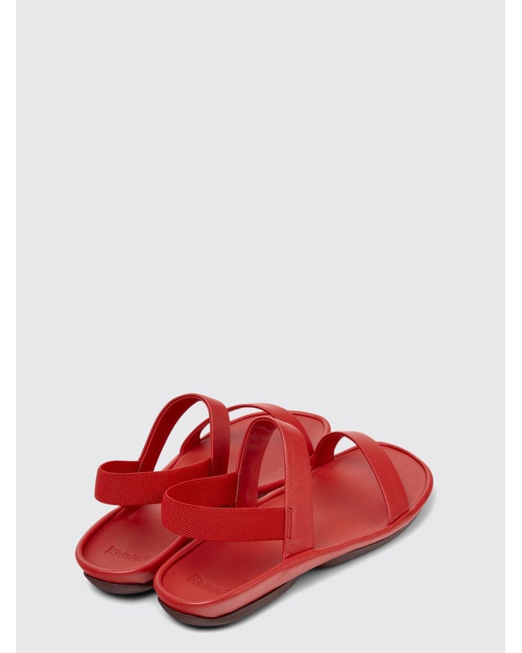 Camper Red Heeled Sandal