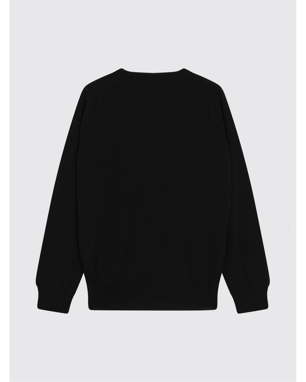 AMI Blue Wool Crew Neck Sweater for men