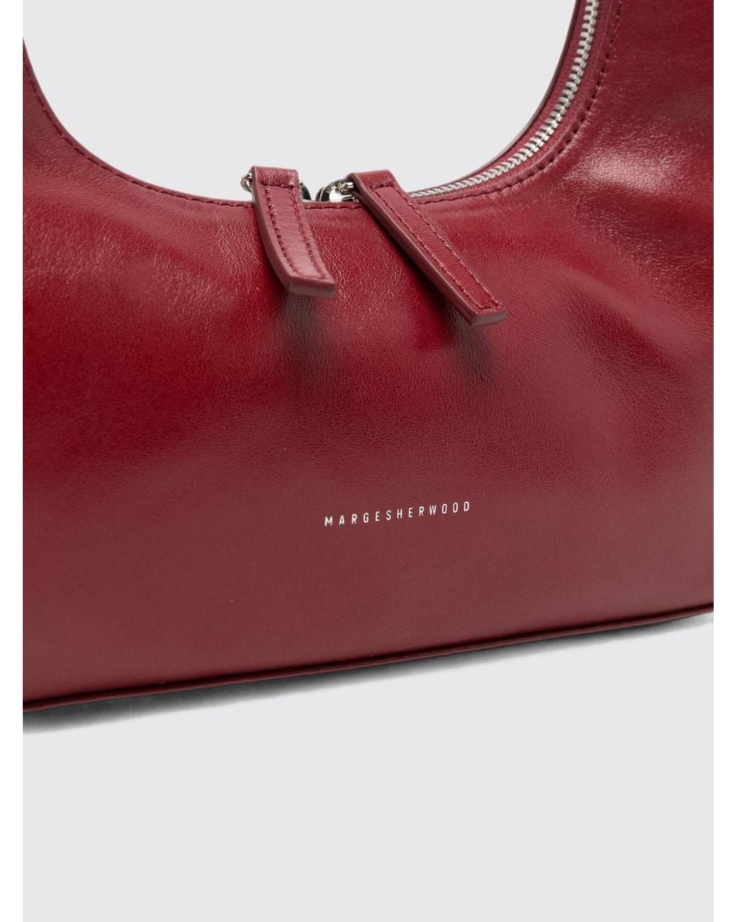 MARGE SHERWOOD Red Hobo Bag