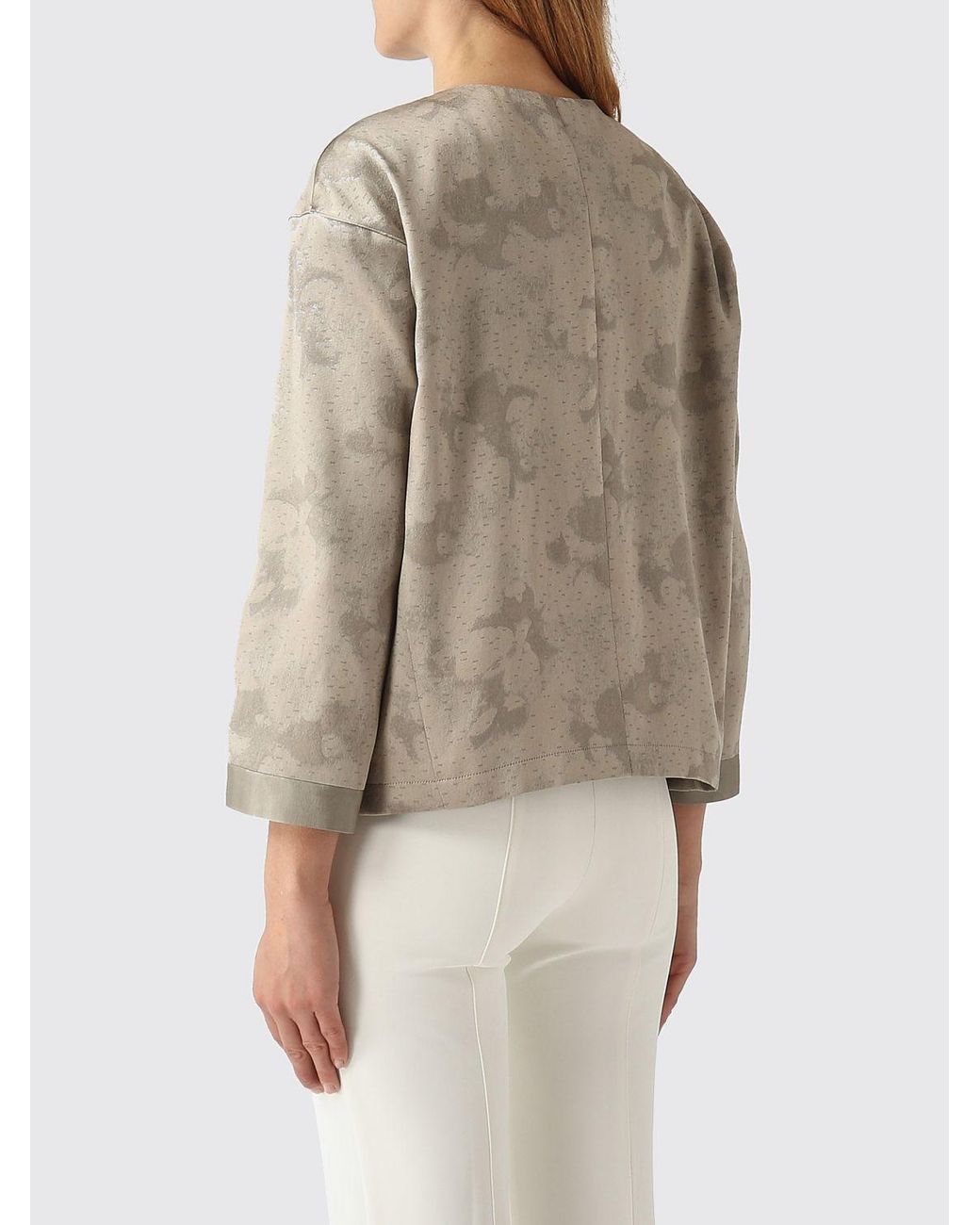 Emporio Armani Natural Polyester Jacket