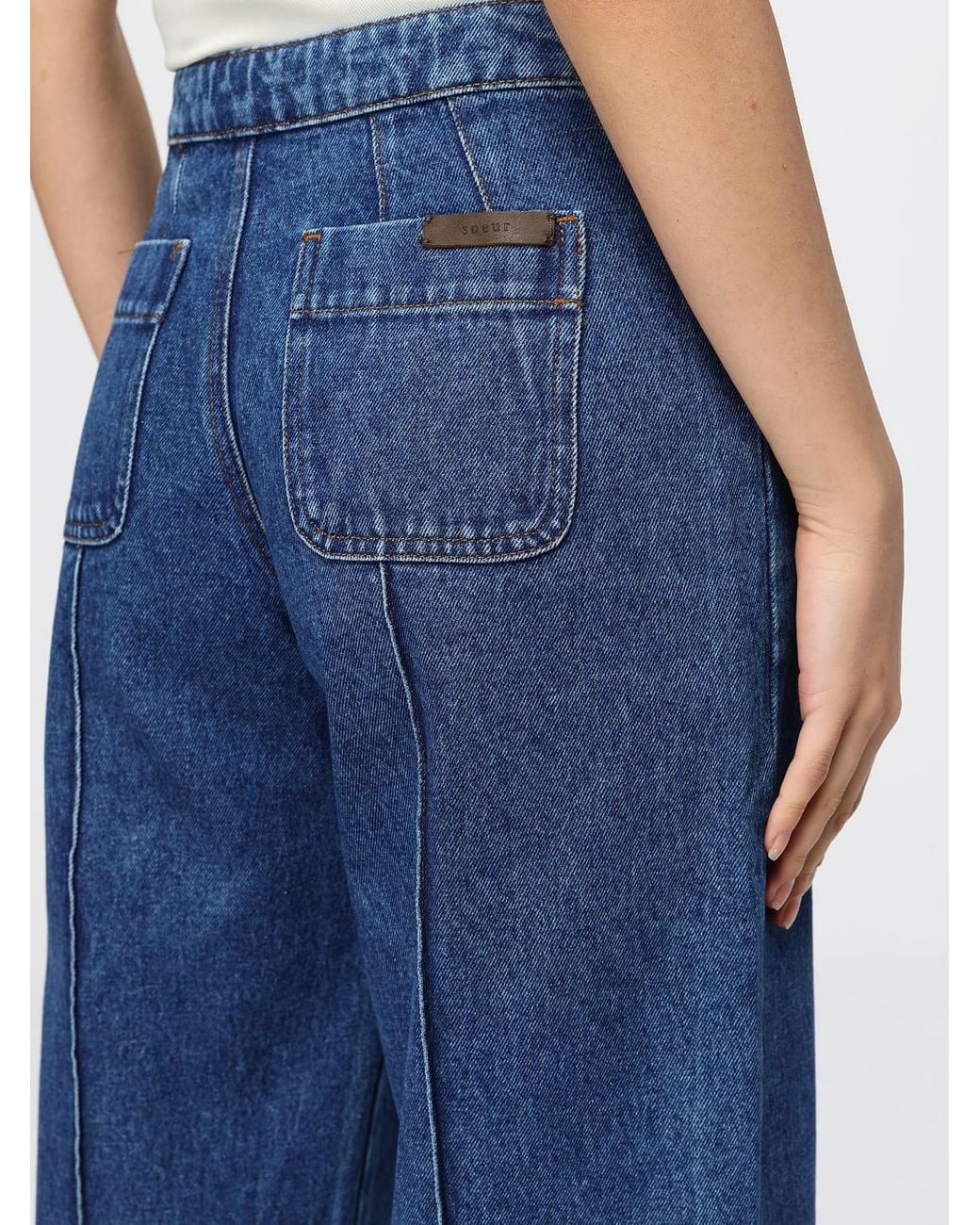 Vaqueros Mujer Soeur de color Blue