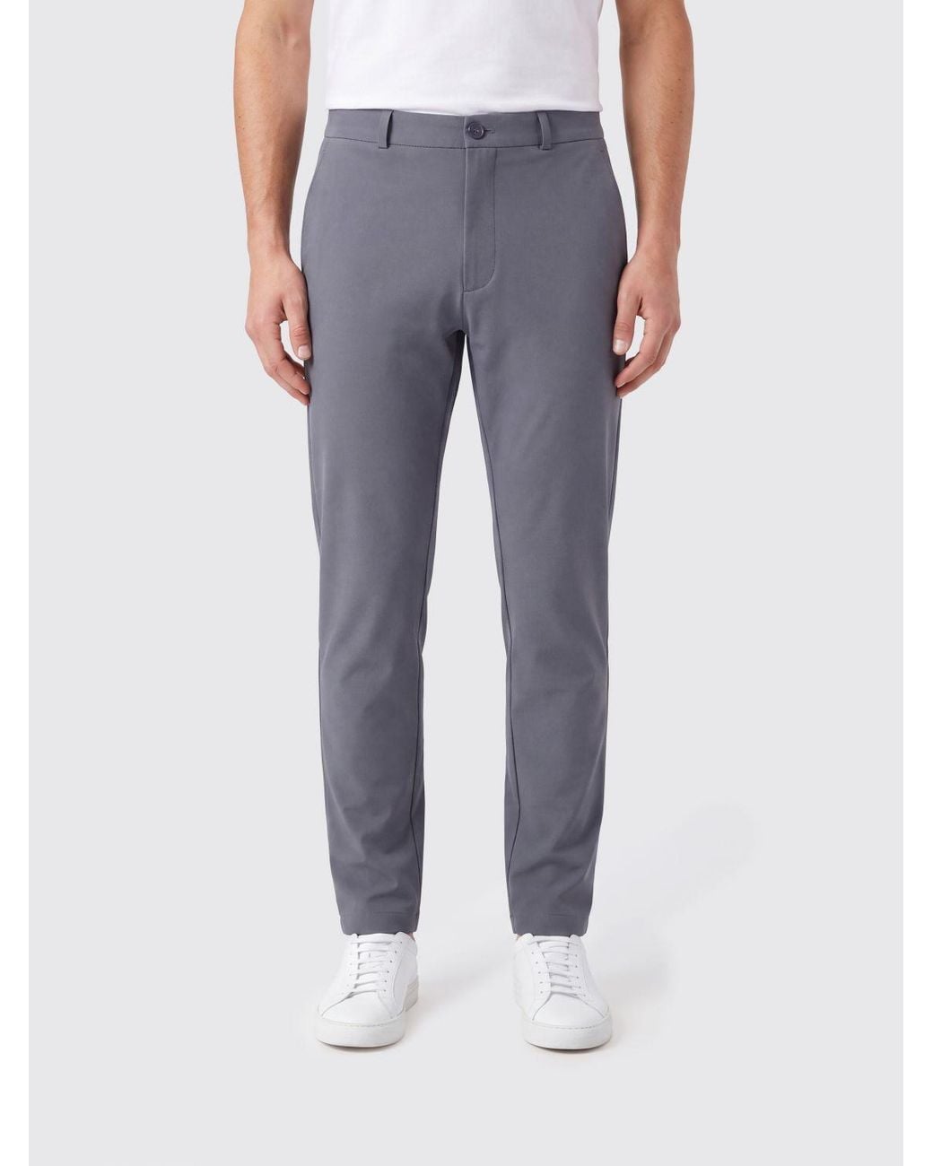 Rrd Blue Slim Fit Chino Trousers for men