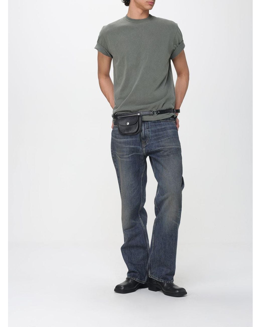 Our Legacy Blue Wide Leg Jeans for men