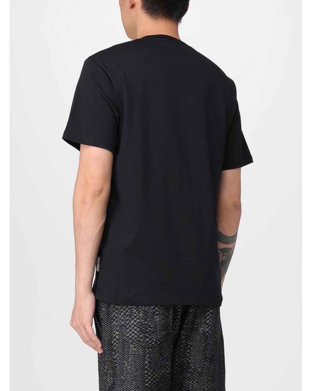 Just Cavalli Black T-Shirt for men