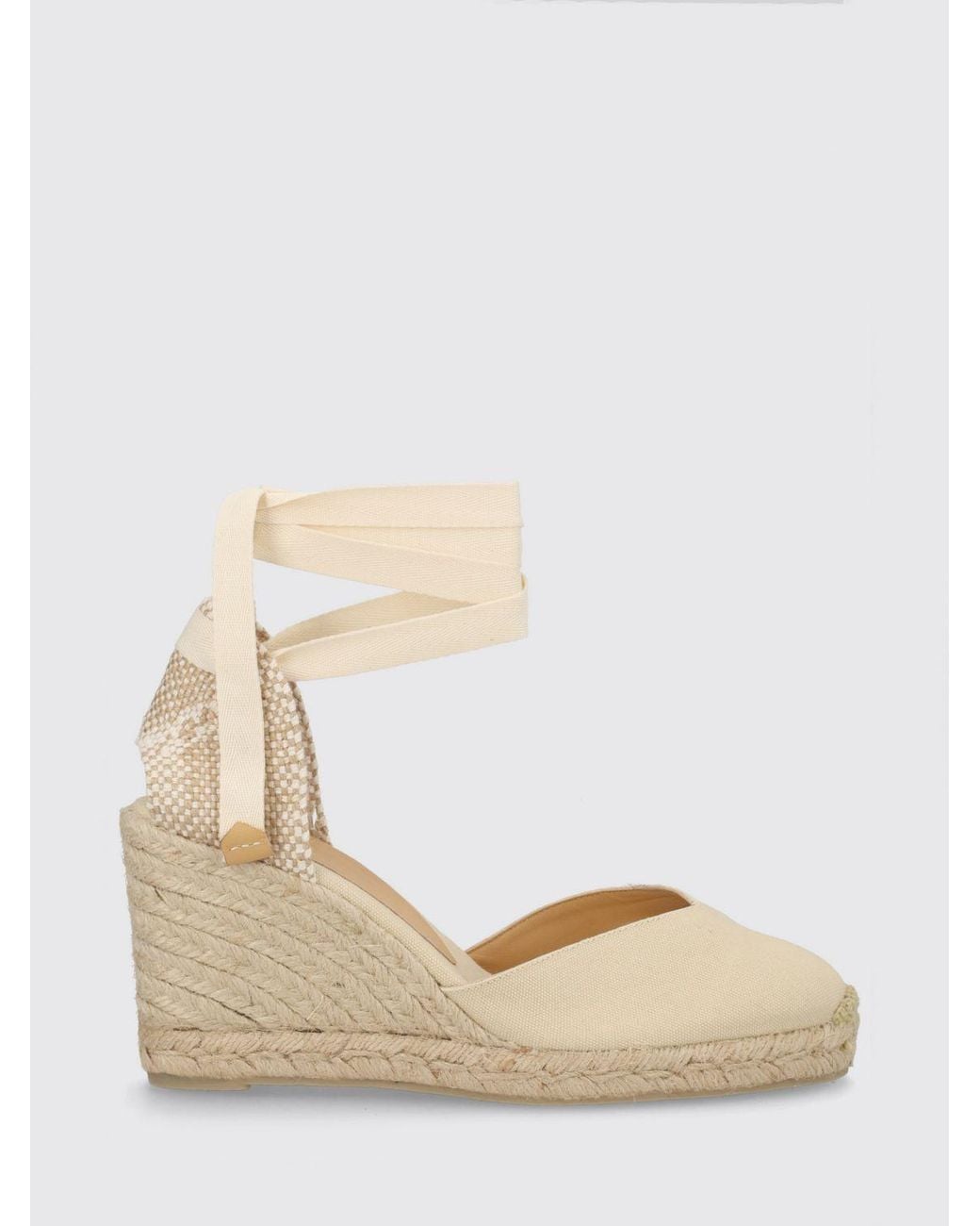 Castaner Natural Chiara High Wedge Espadrilles