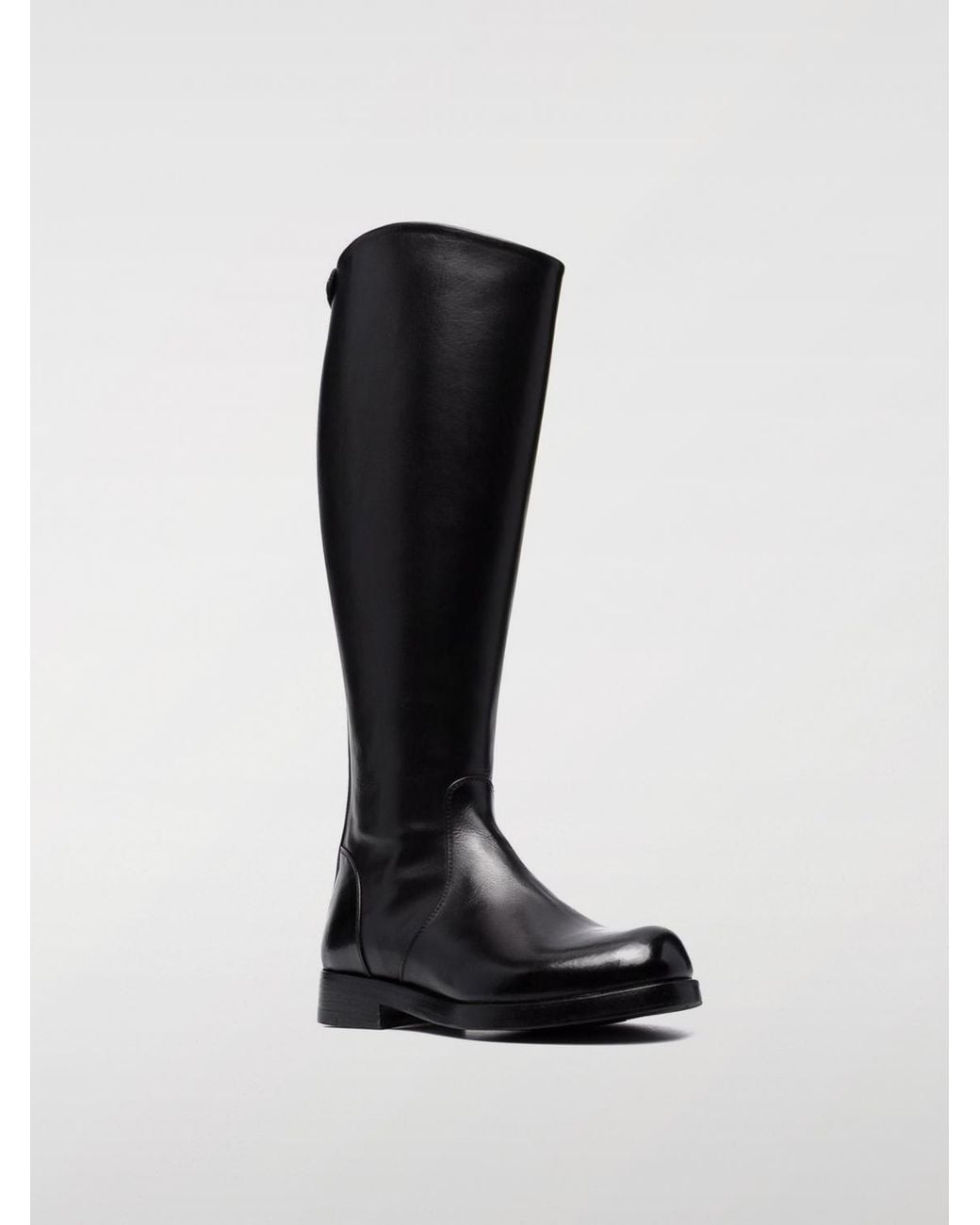 Alberto Fasciani Black Flat Ankle Boots