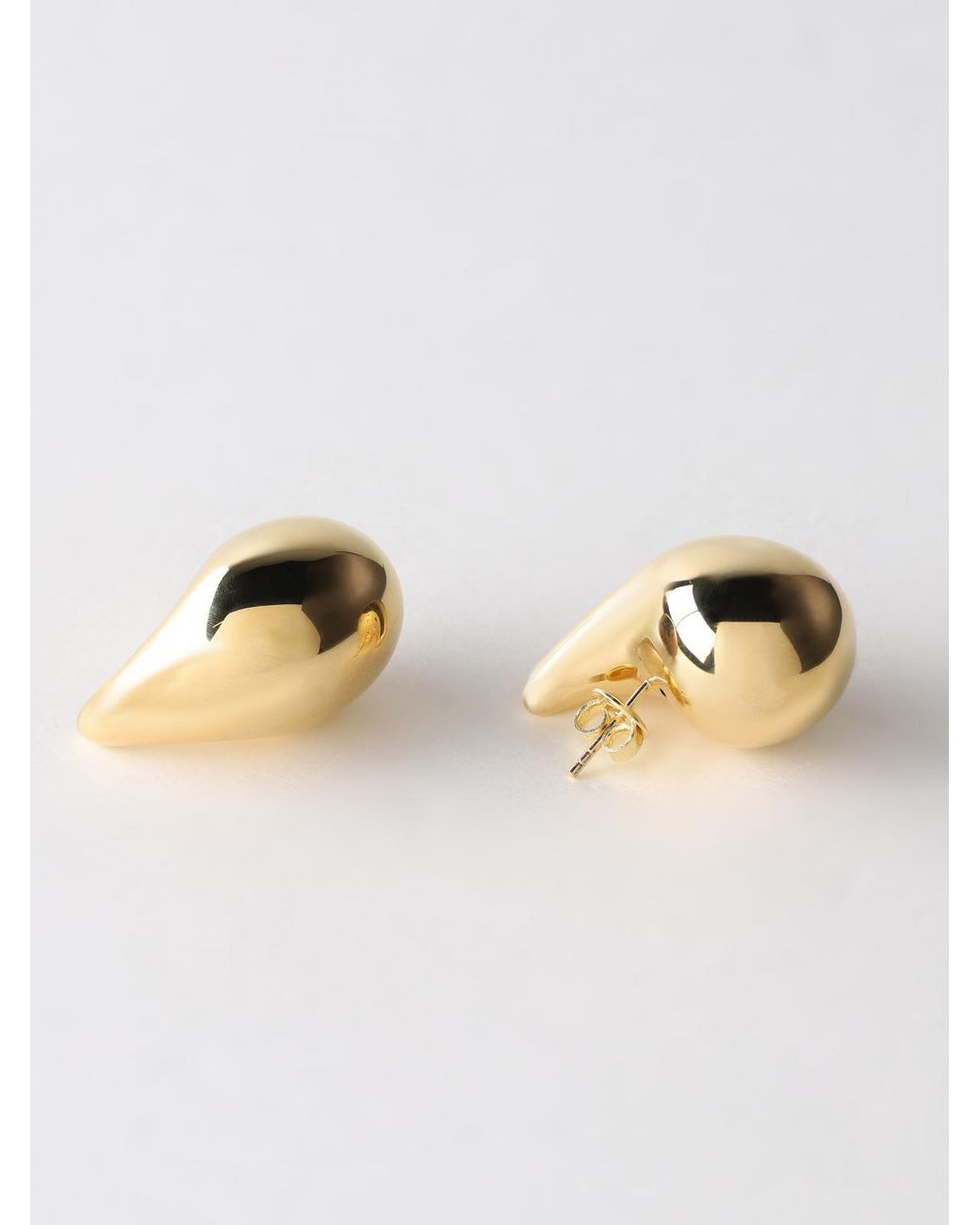 Bottega Veneta Metallic Drop Earrings