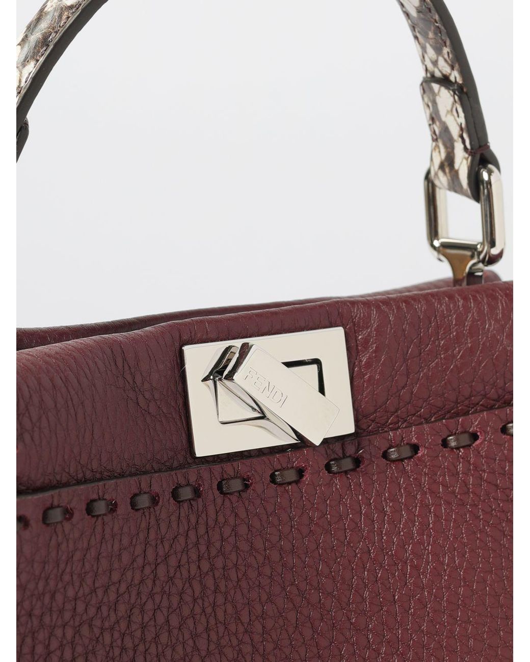 Fendi Purple Shoulder Bag