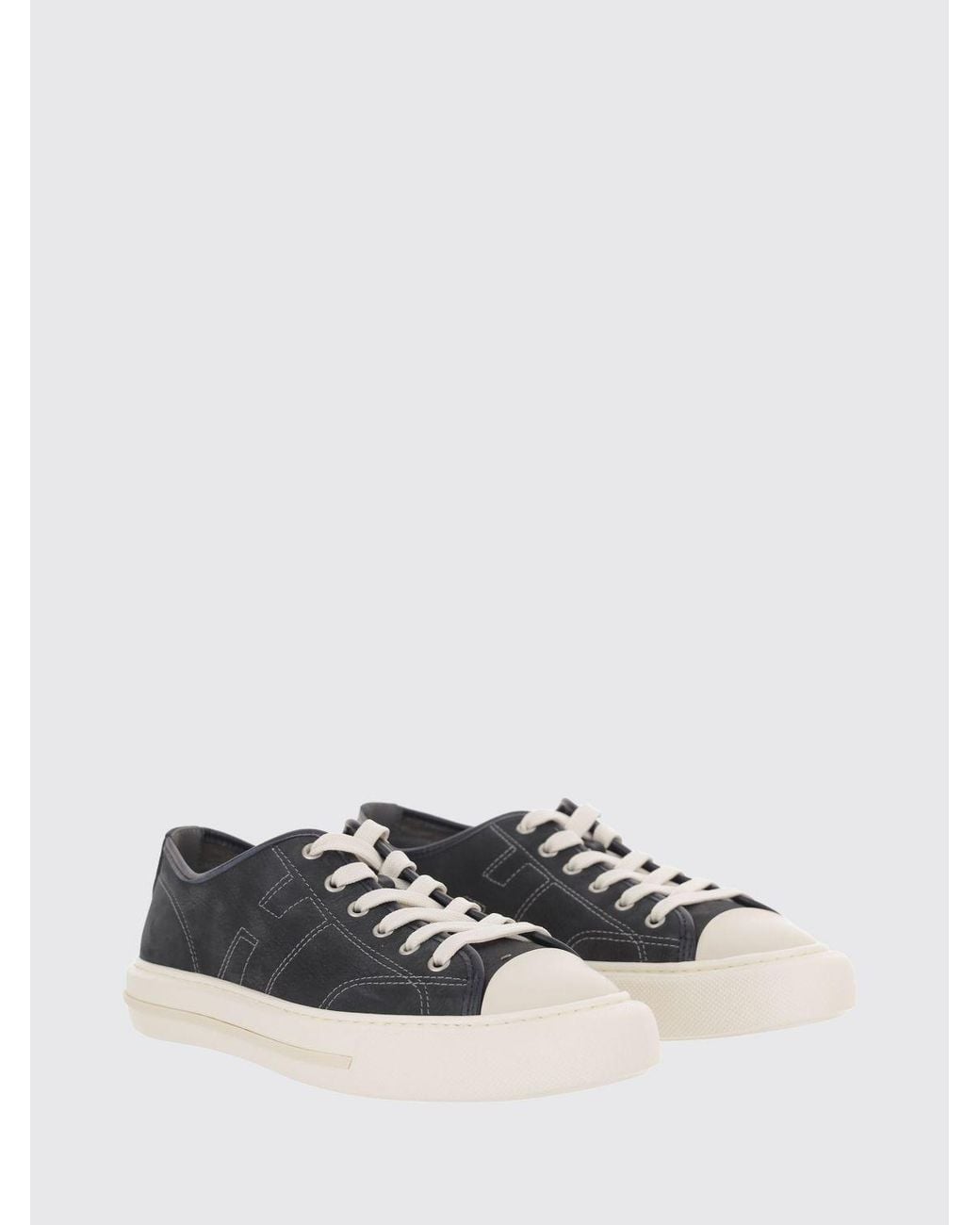 Hogan White Rebel Nubuck Leather Sneakers With Embroidered H Logo for men
