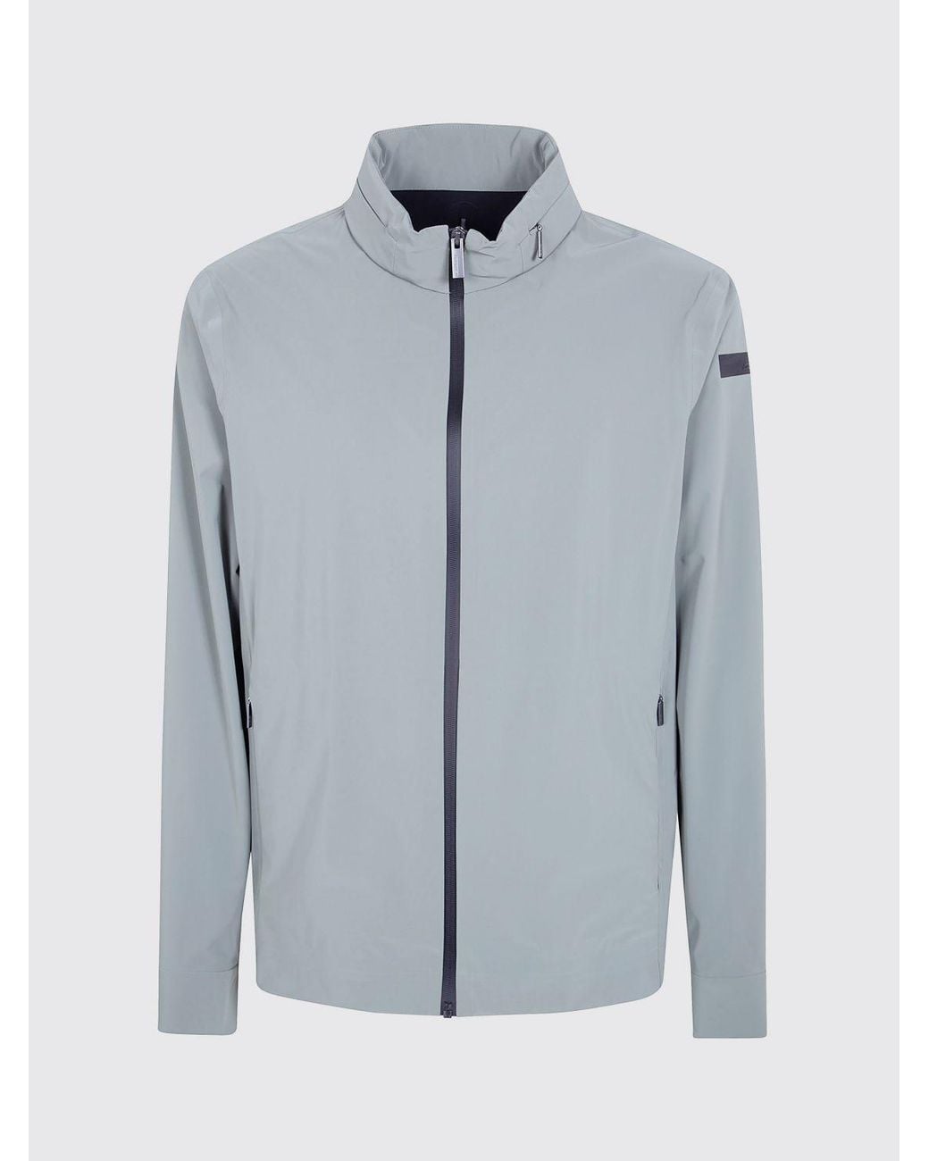 Rrd Gray Ultralight Polyurethane Windbreaker Jacket With A Detachable Hood for men