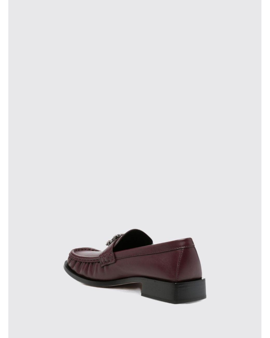 Roger Vivier Brown Viv' Rangers Jewelled Buckle Penny Loafers