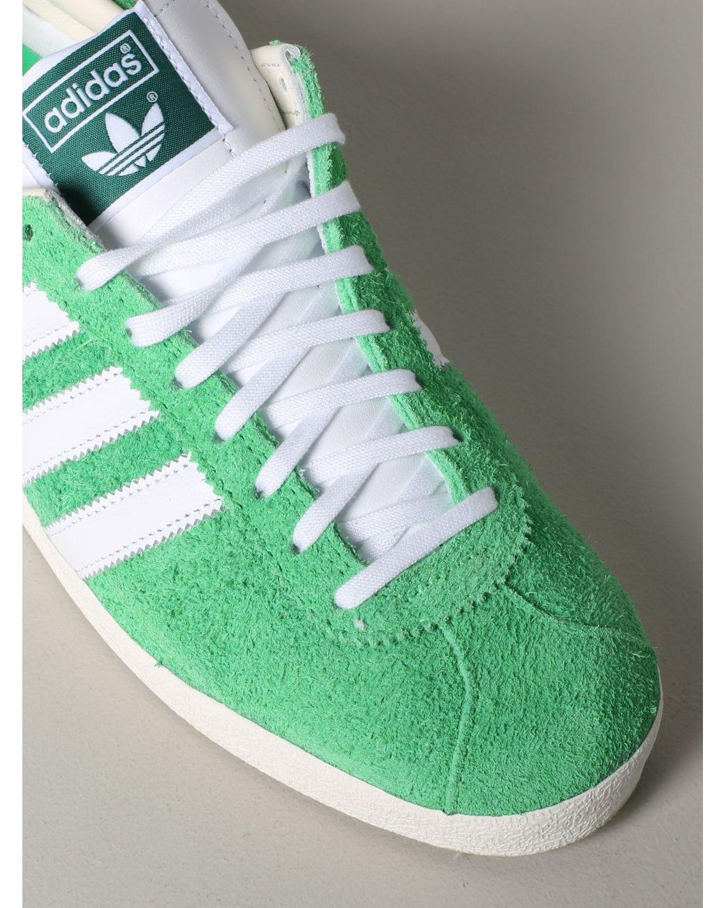 adidas gazelle silver green womens Vintage Adidas Gazelle Sneakers US 8.5 – dla dushy main image 0