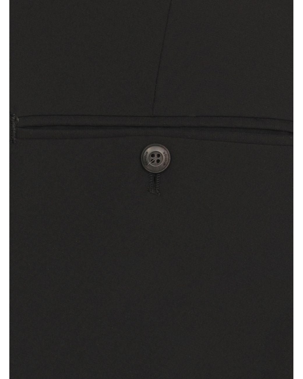 Dondup Black Trousers for men