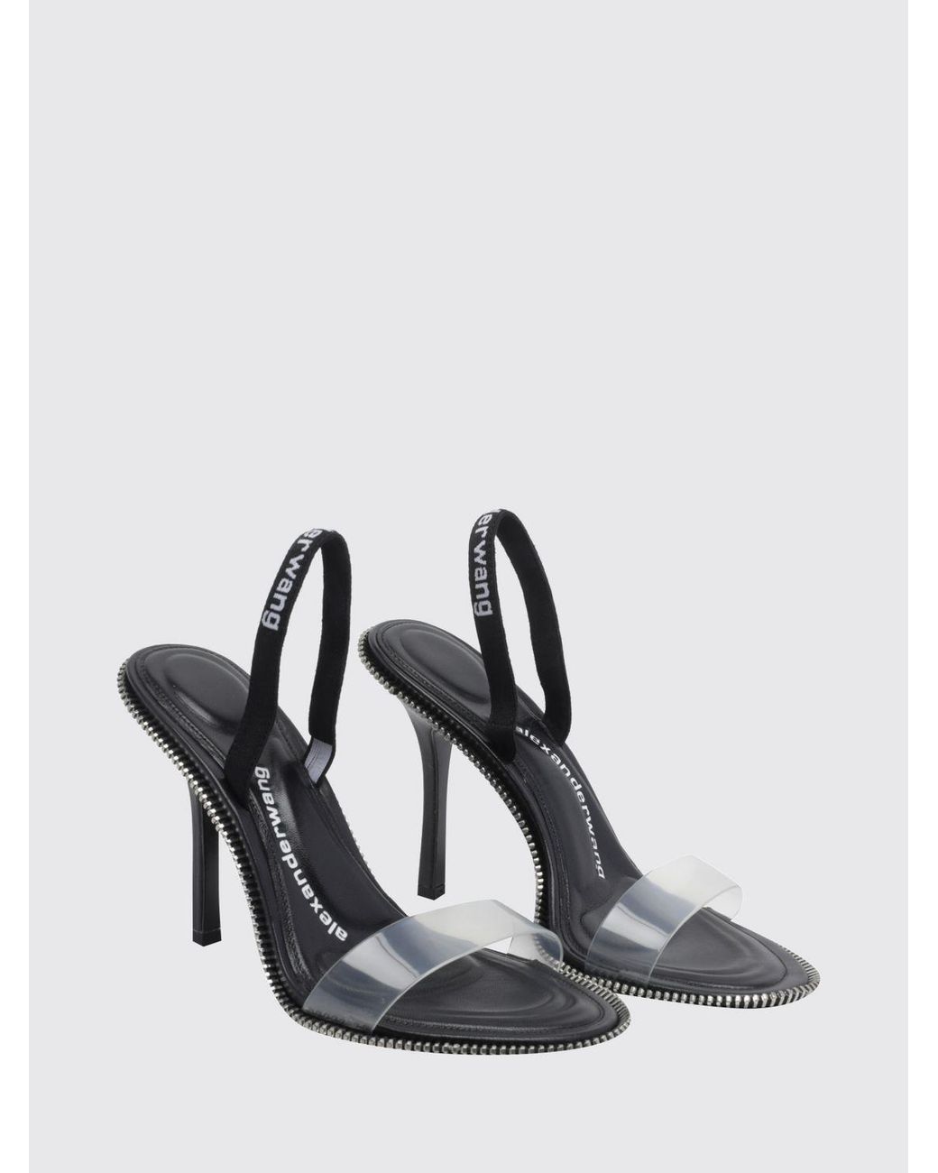 Alexander Wang White Nova Slingback Sandals