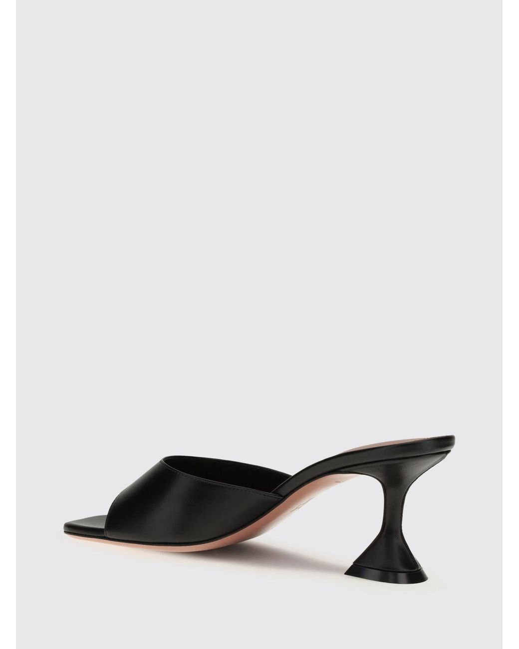 AMINA MUADDI Black Lupita Leather Mules