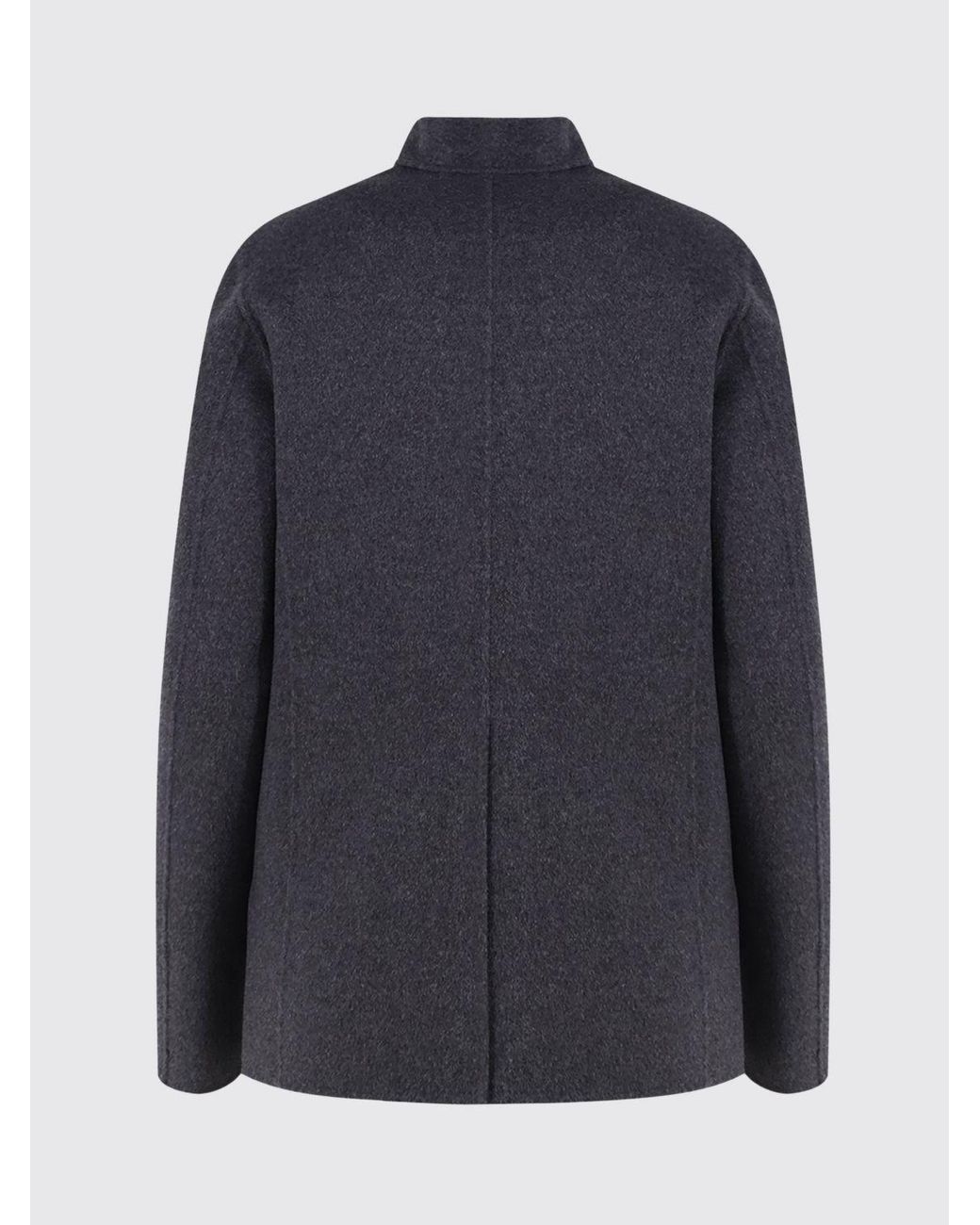 Cappotto Corto Monopetto di Aspesi in Blue