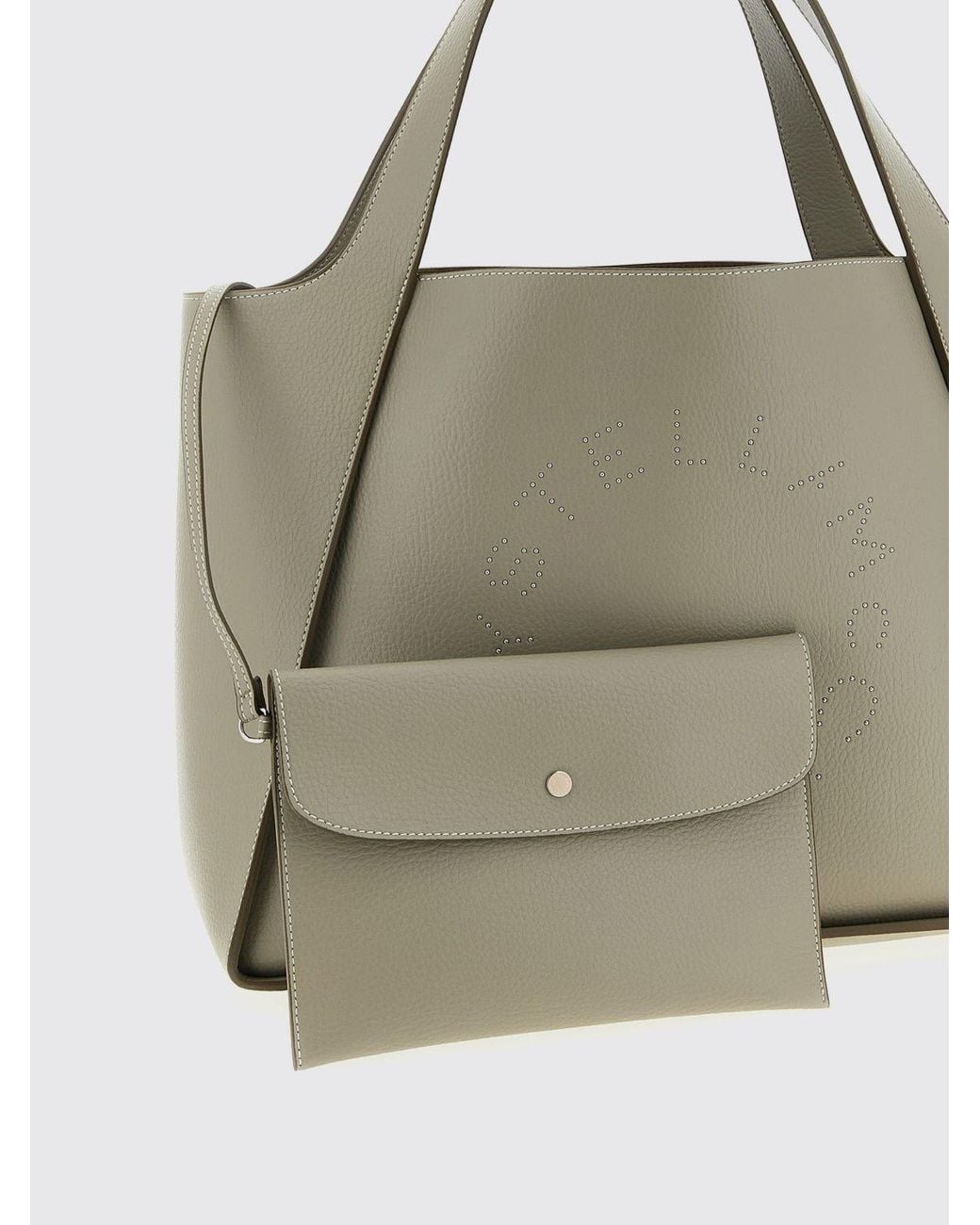 Stella McCartney Natural Grained Faux Leather Bag