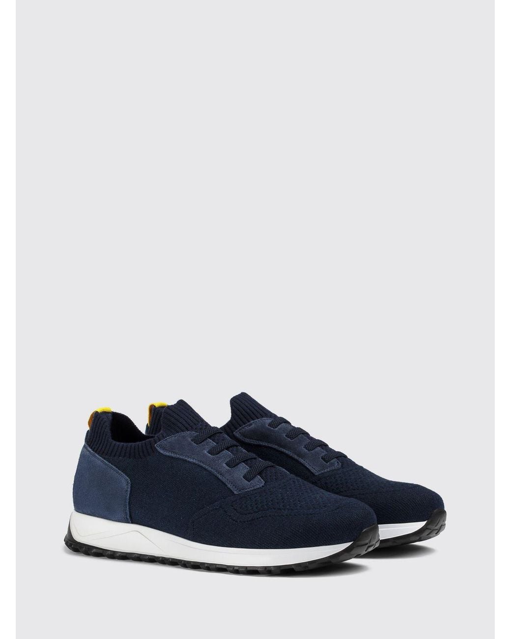 Doucal's Blue Low Top Sneakers for men