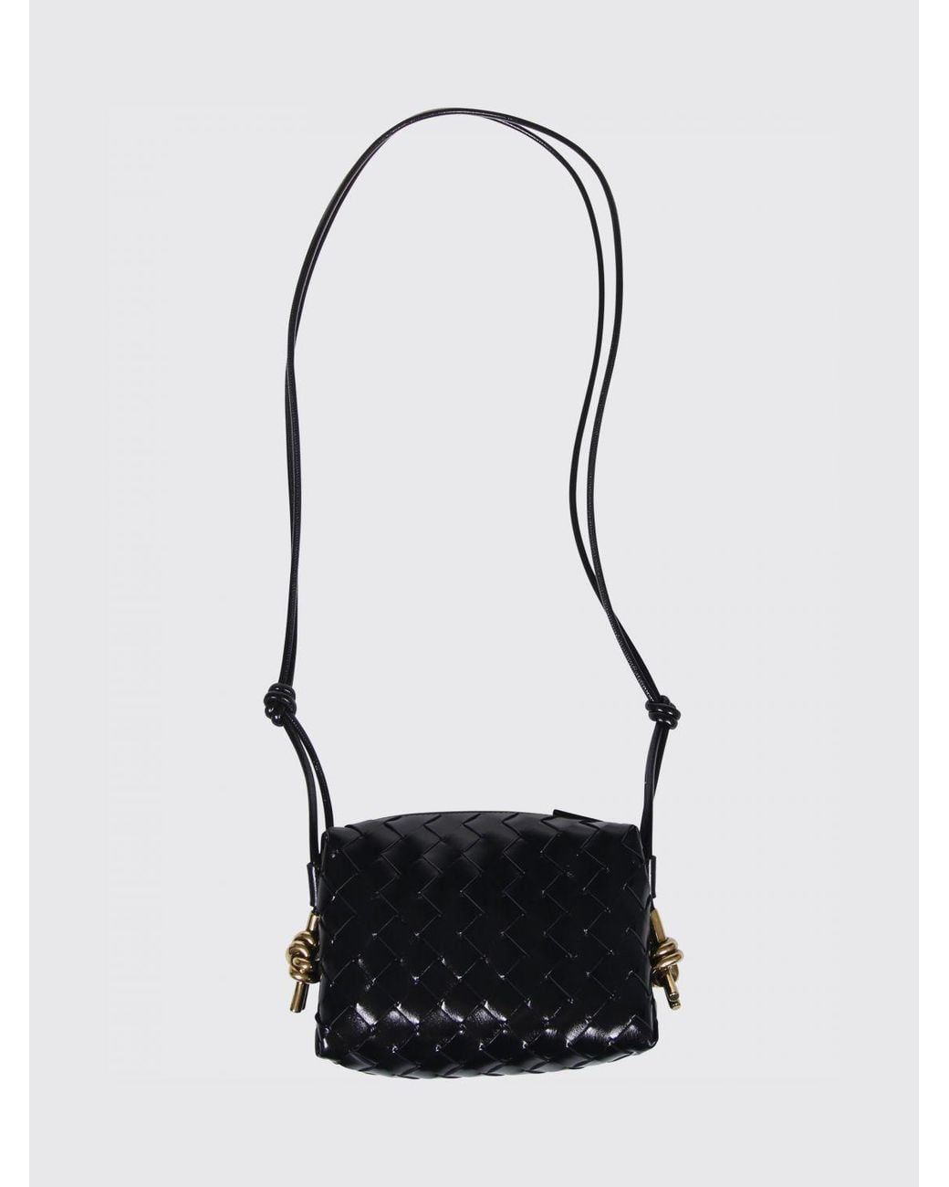 Mini Borsa A Tracolla Loop di Bottega Veneta in White