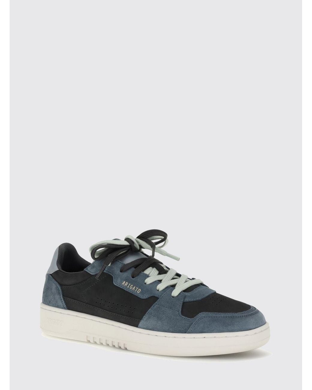 Axel Arigato White Dice Lo Bicolour Nubuck And Suede Trainers for men