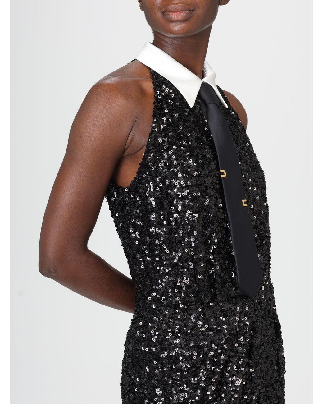 Elisabetta Franchi Black Dress