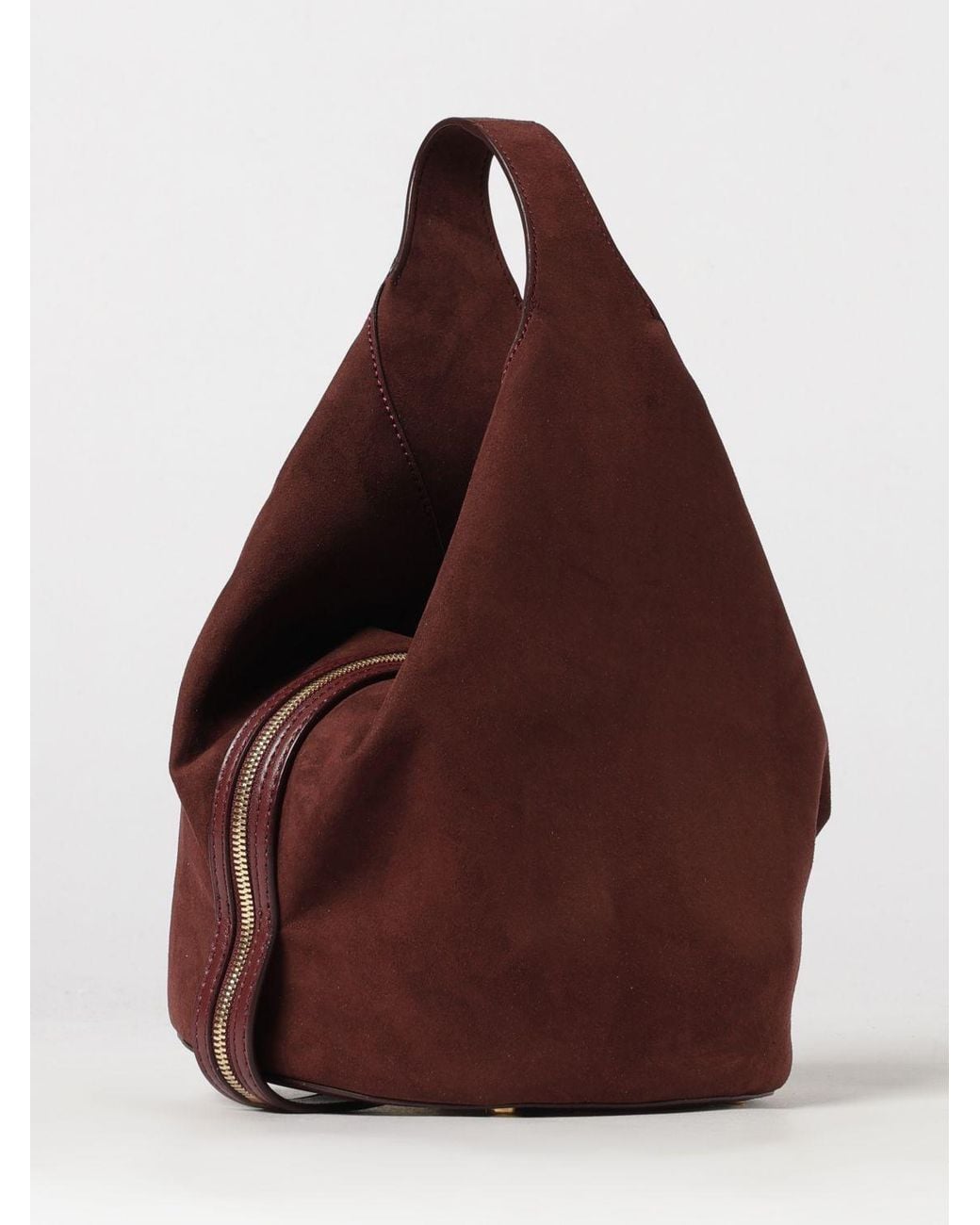 Stella McCartney Purple Appaloosa Polyamide Bucket Bag With Zip Closure