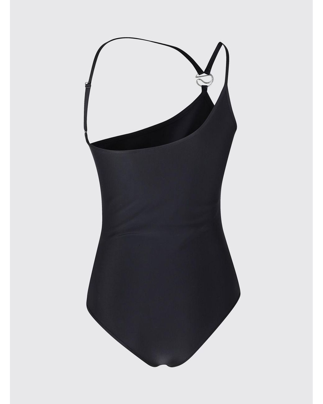 Coperni Black Asymmetric Swimsuit