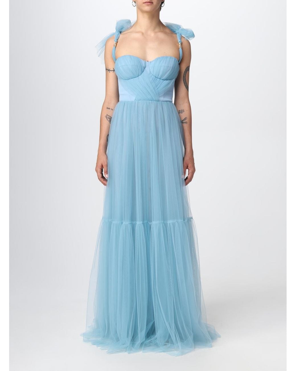 Elisabetta Franchi Blue Dress