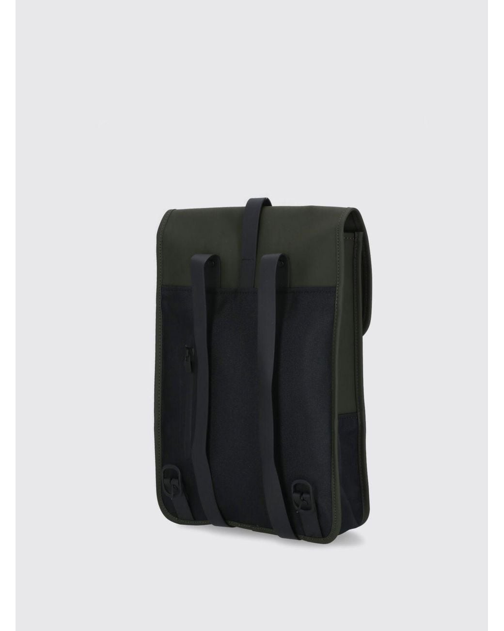 Rains Green Puffed Mini Backpack for men